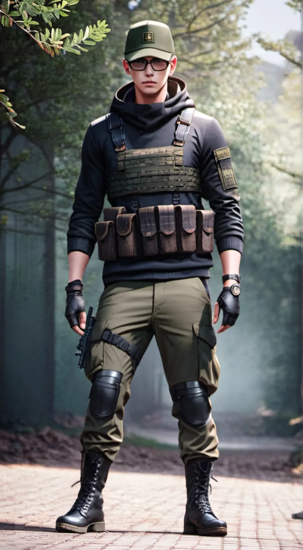 ai character: corporal Evans  background