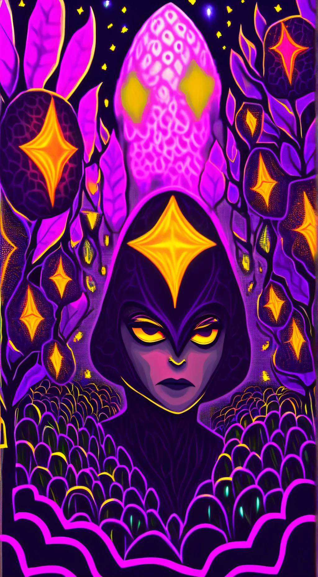 ai character: Slither the snake. background