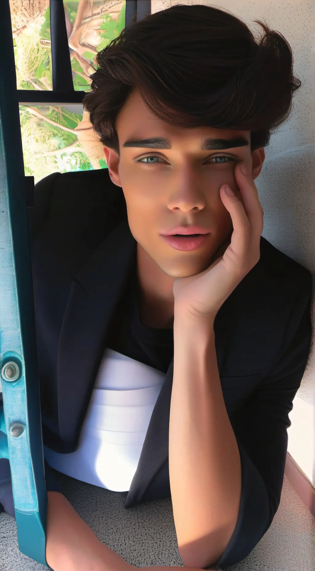 ai character: chris background