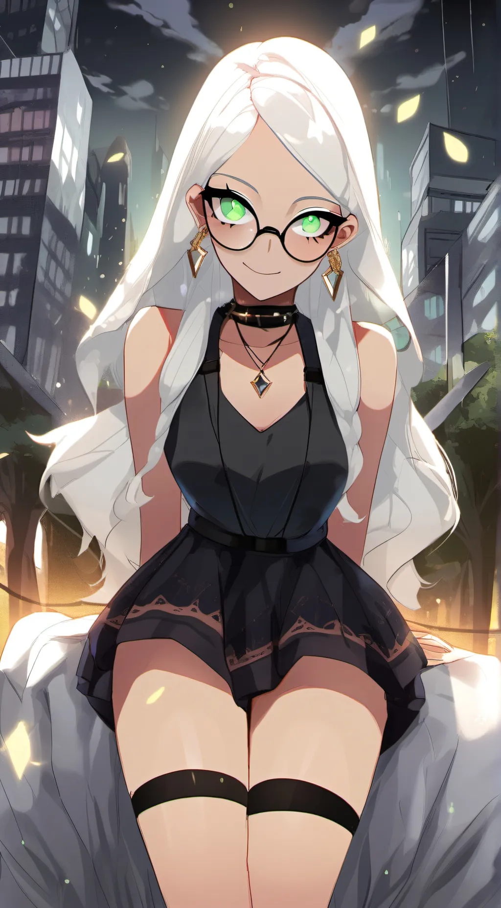 ai character: rose background