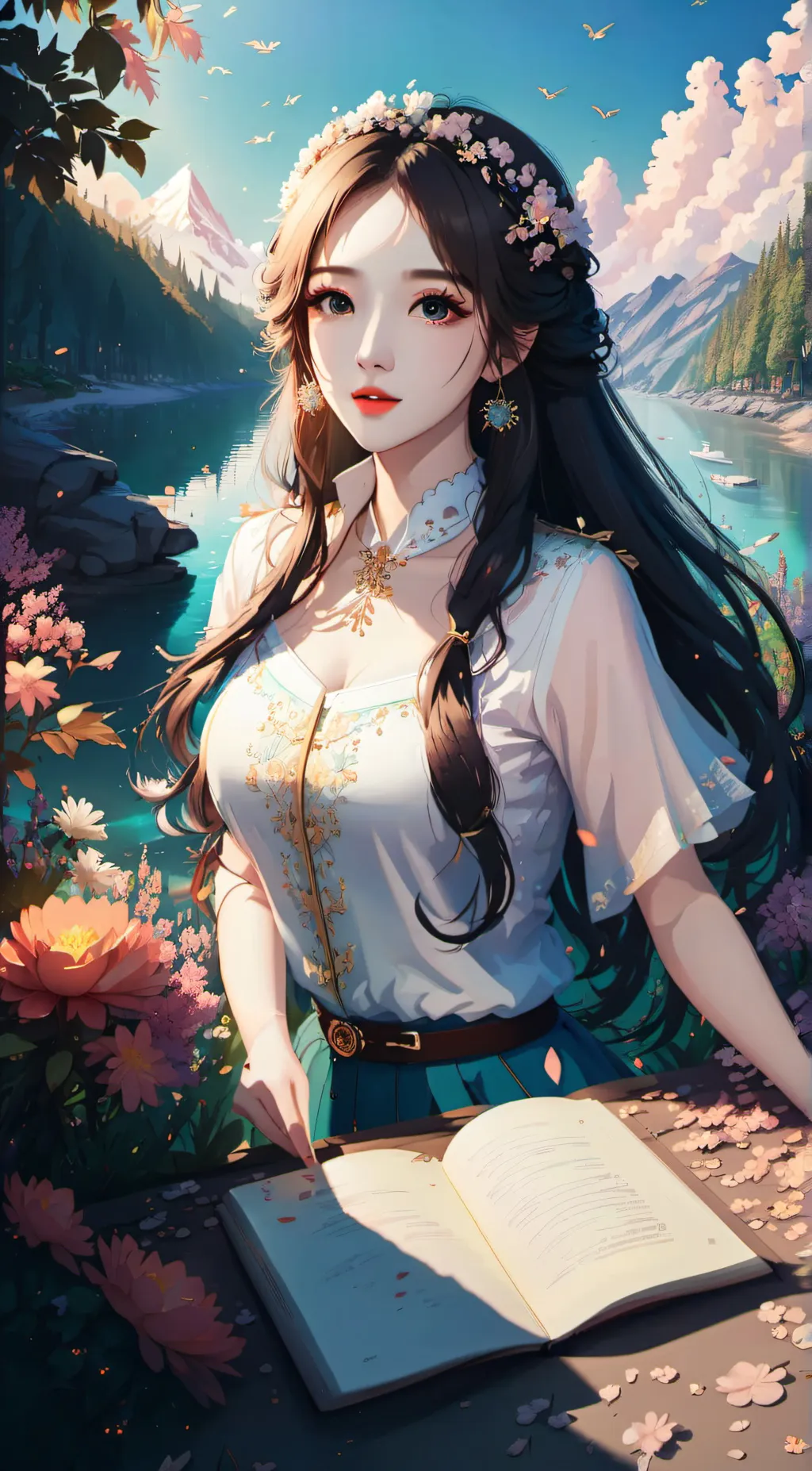 ai character: queen babygirl background