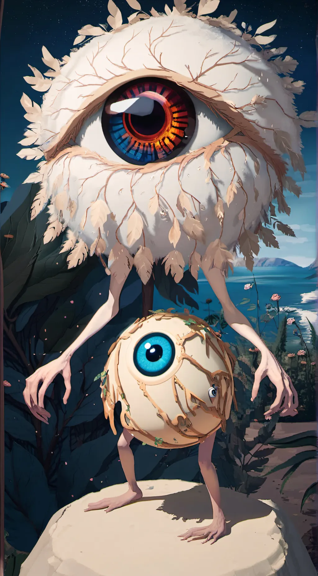 ai character: stickling background