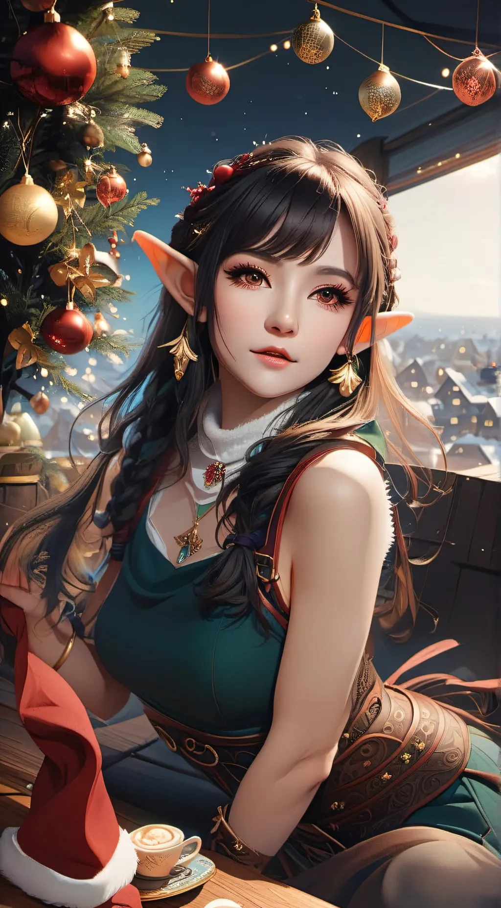 ai character: Elfy background