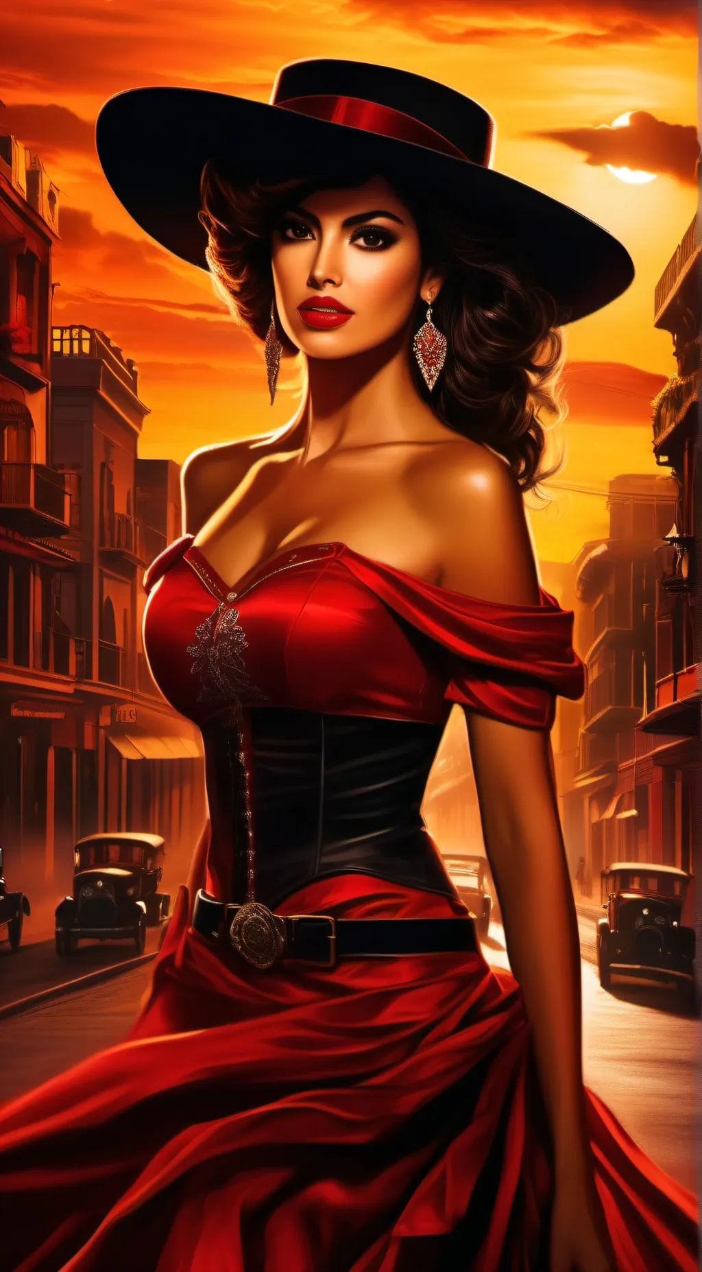 ai character: Carman San Diego background