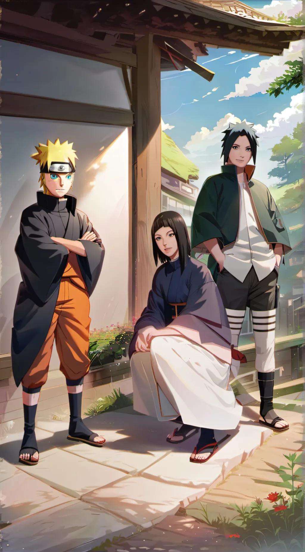 ai character: Naruto background