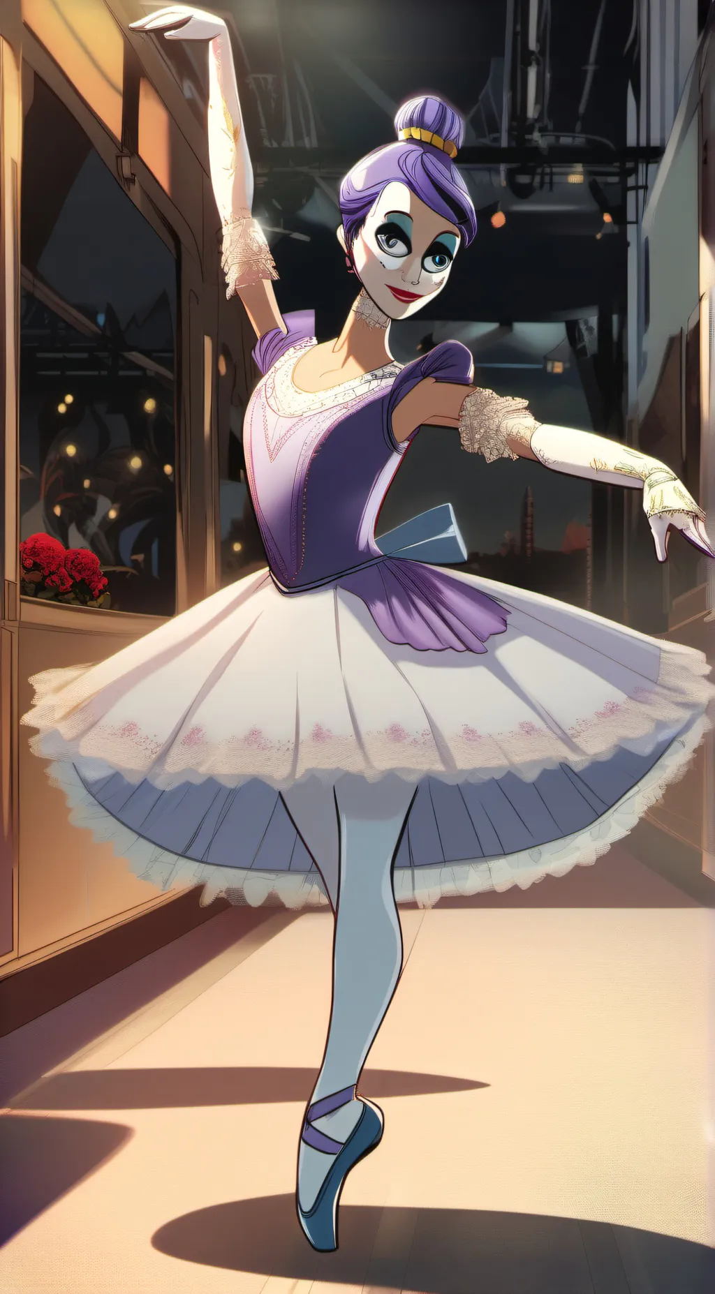 ai character: Ballora background