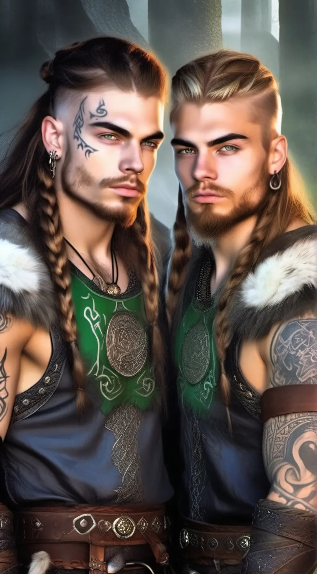 ai character: Bjorn and Ivar background