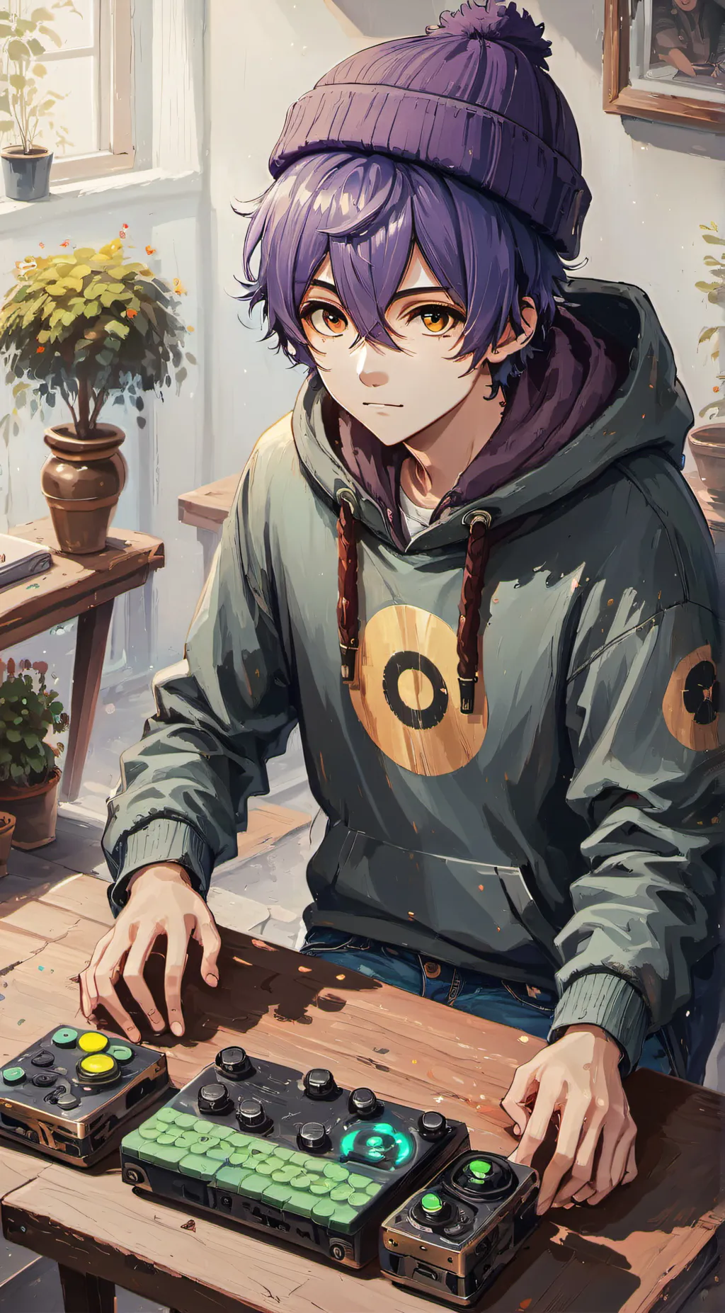 ai character: Shawn Wasabi background