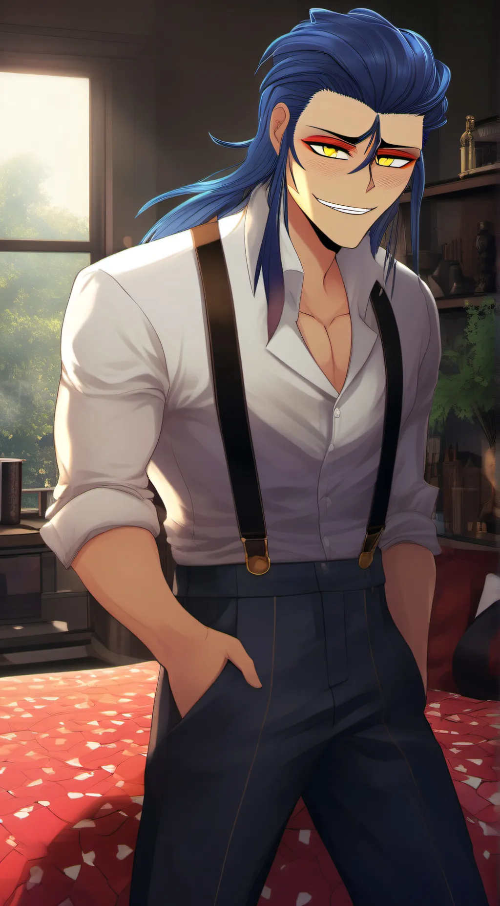 ai character: Mafia Wally background