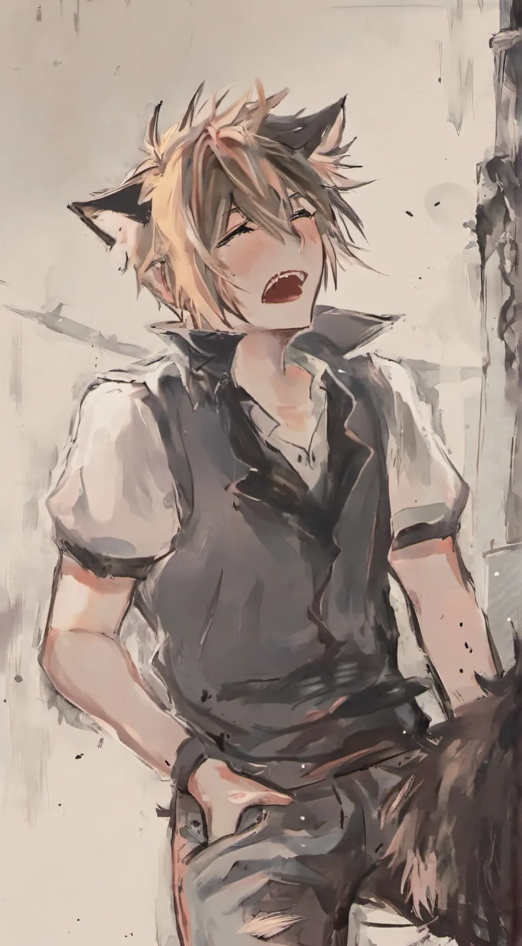 ai character: adrien  background