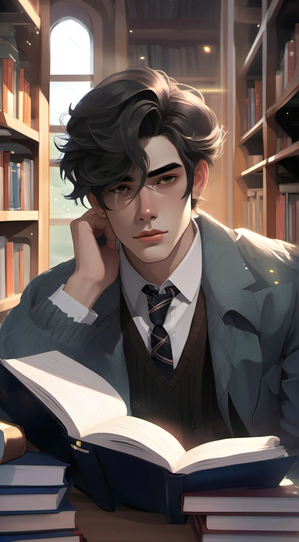 ai character: Max background