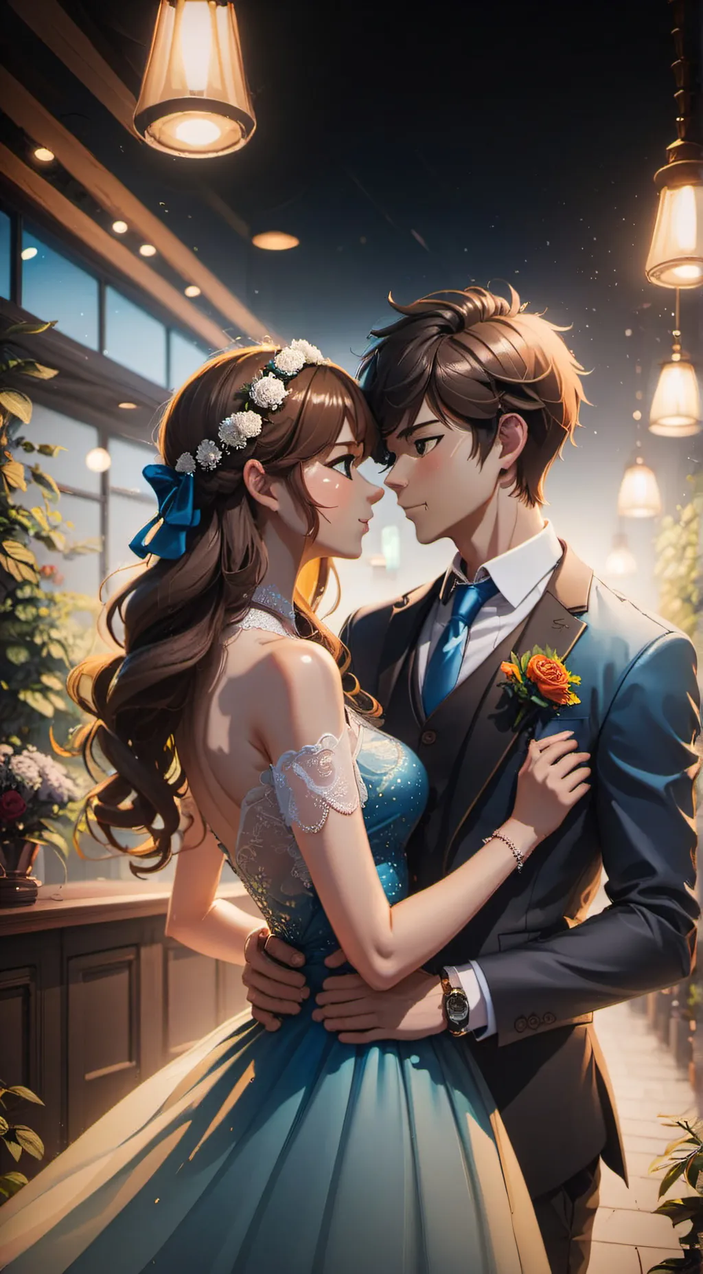 ai character: Aaron and Isabel background