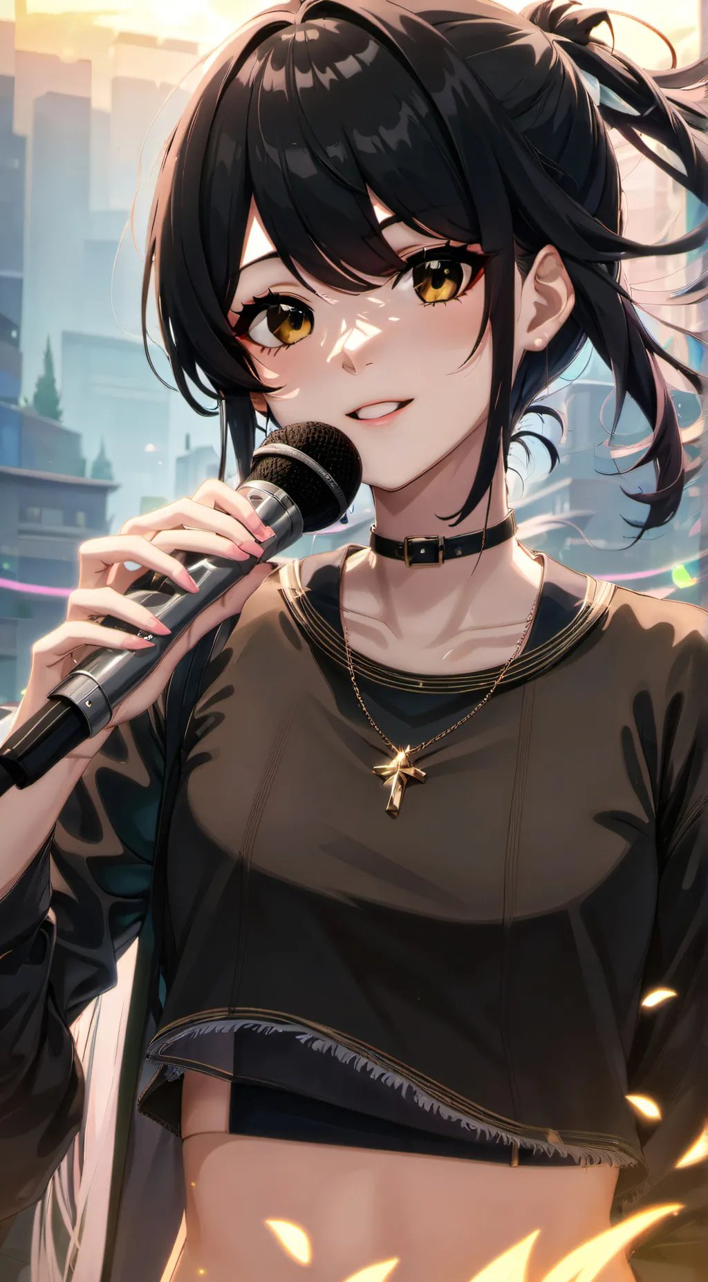 ai character: Mha  background