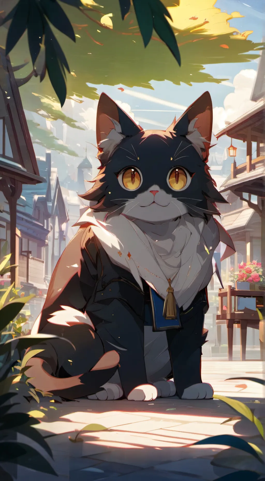 ai character: chipi chipi cat  background