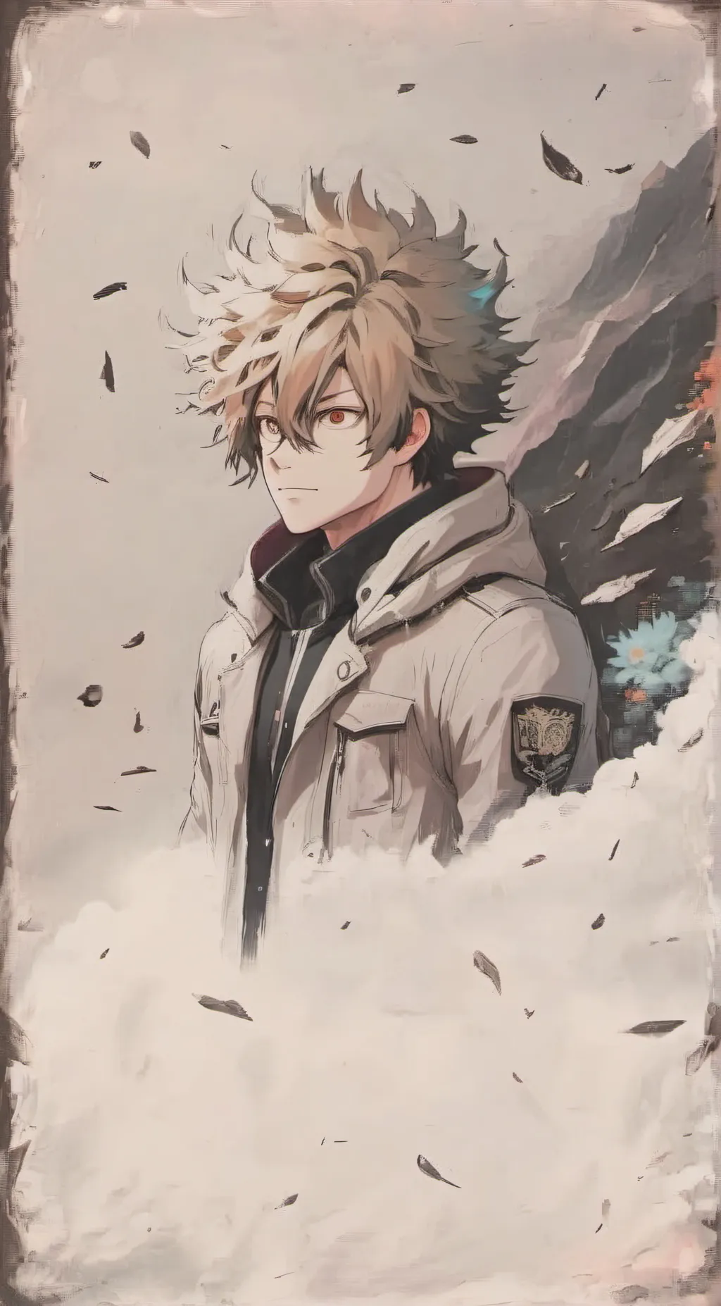 ai character: MHA AGAIN YAY background