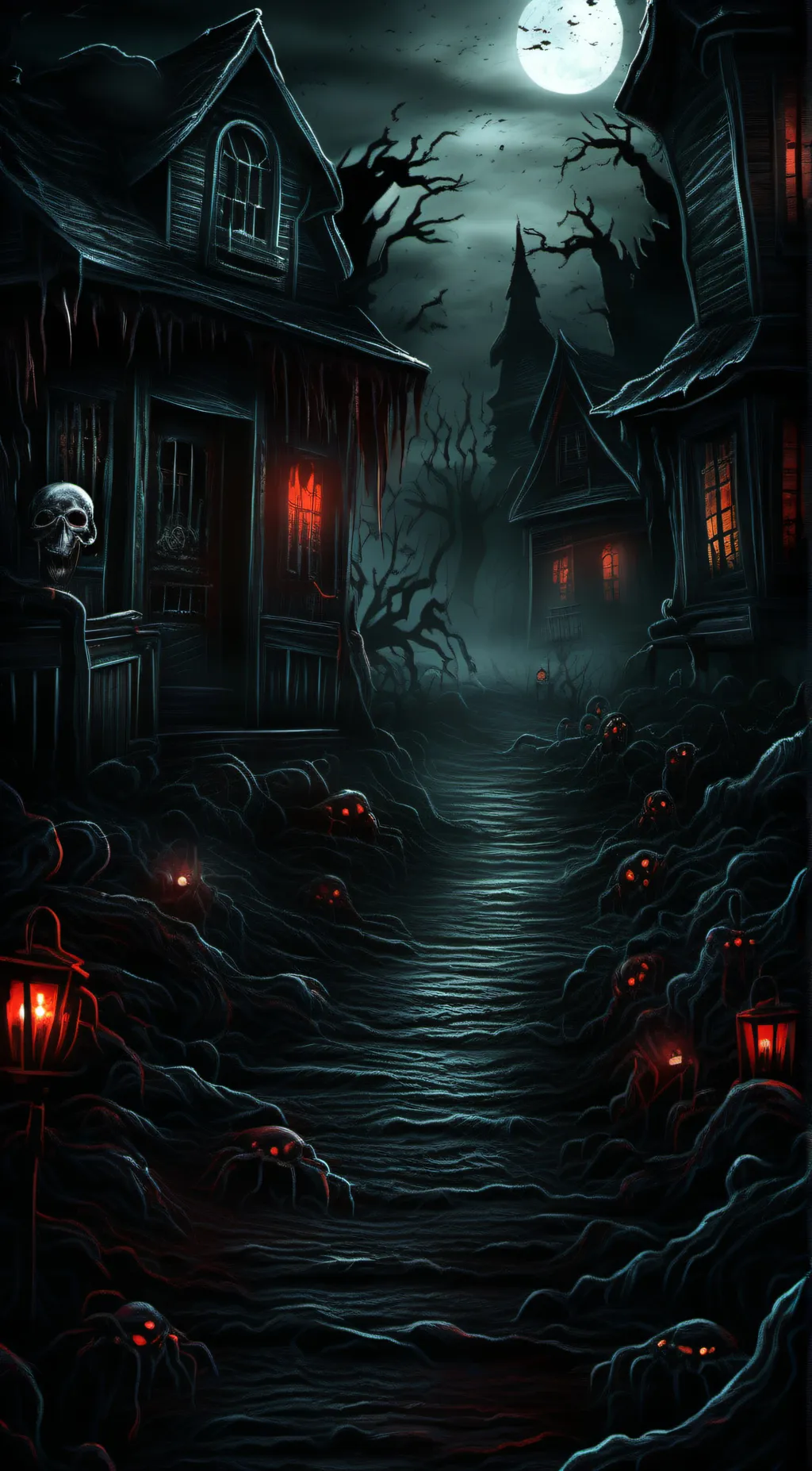 ai character: King orange EXE background