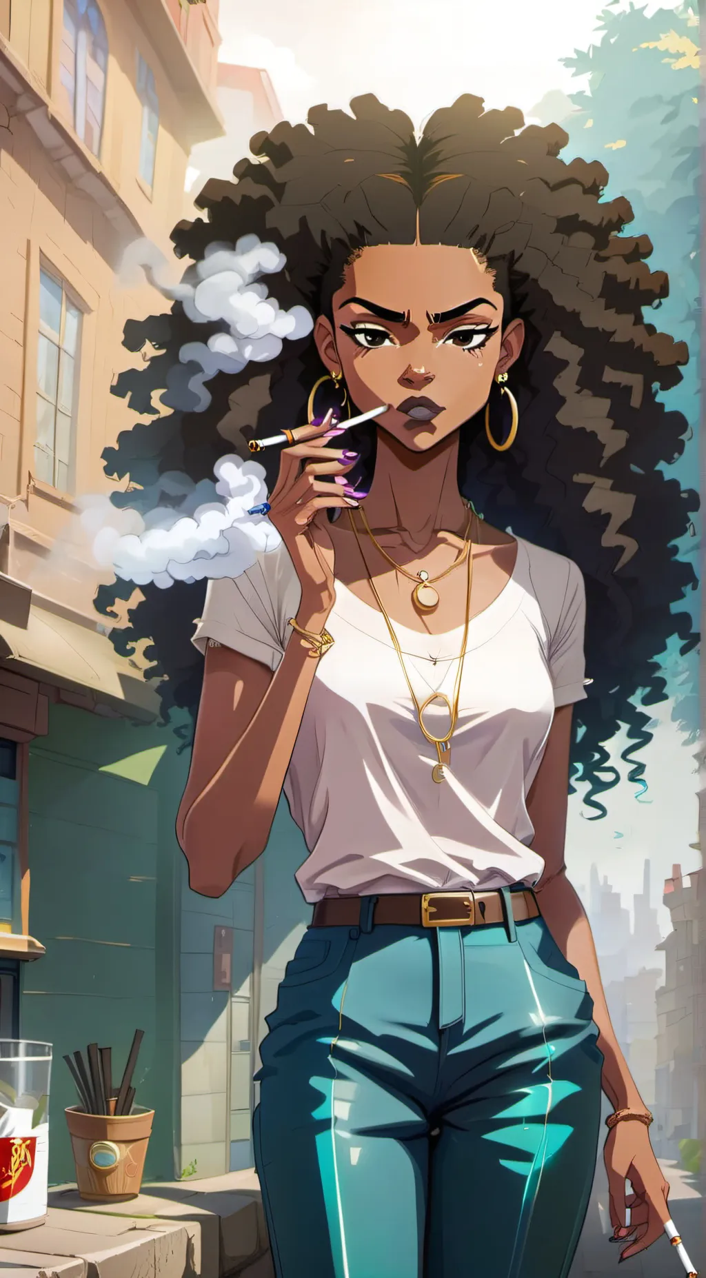 ai character: Nia background