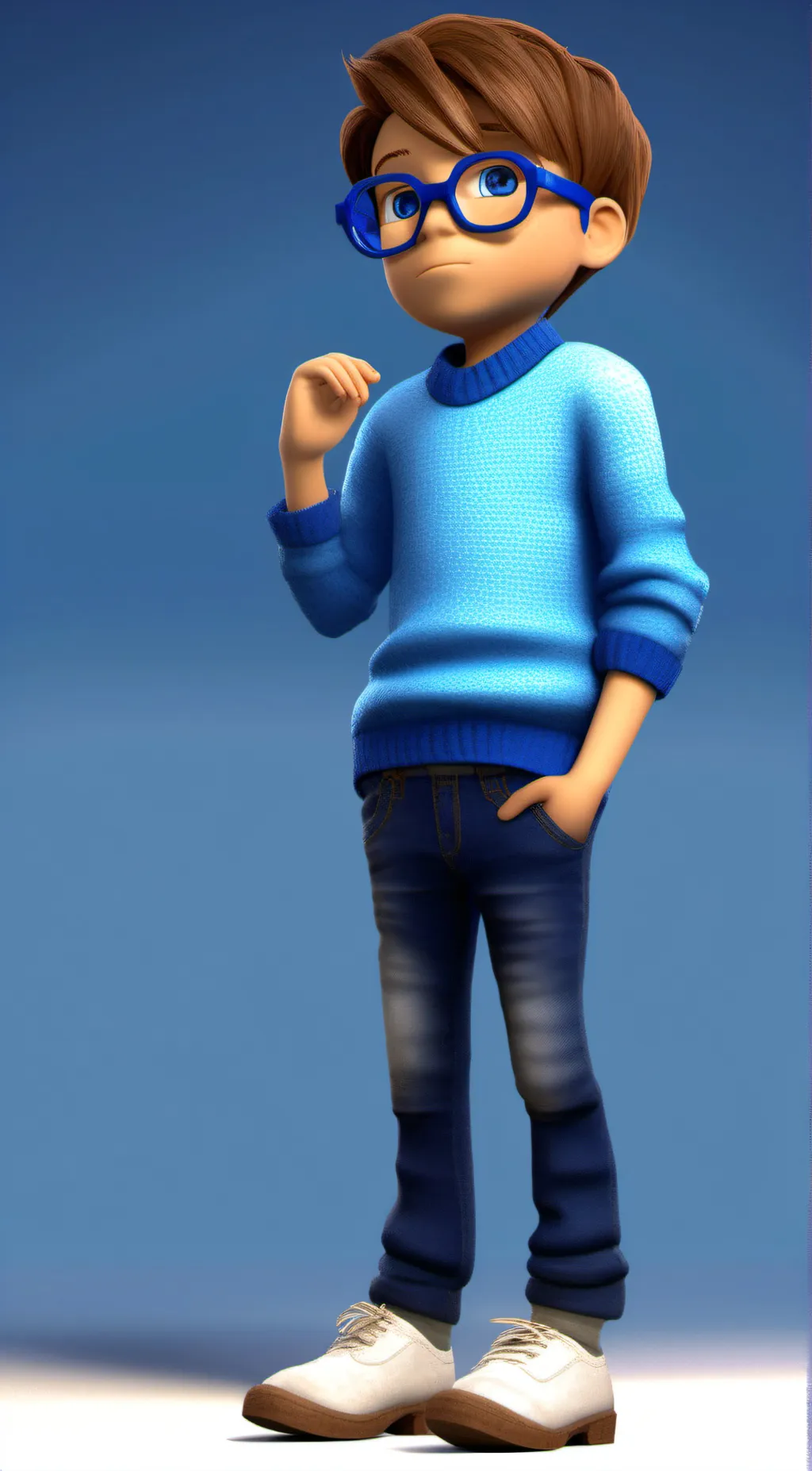 ai character: Simon Seville  background