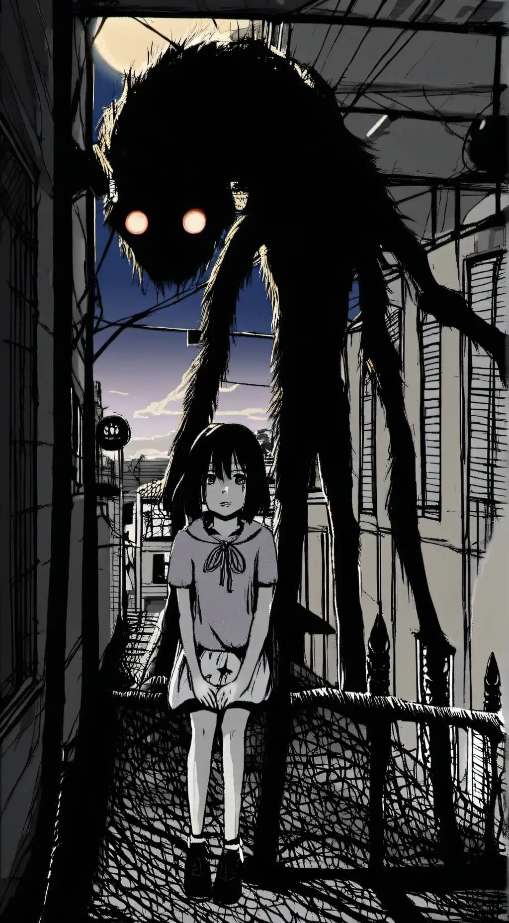 ai character: Aria, the monster  background