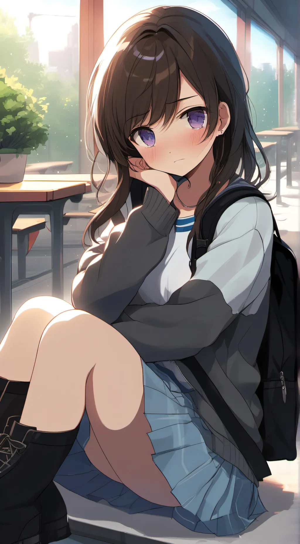 ai character: Ami background