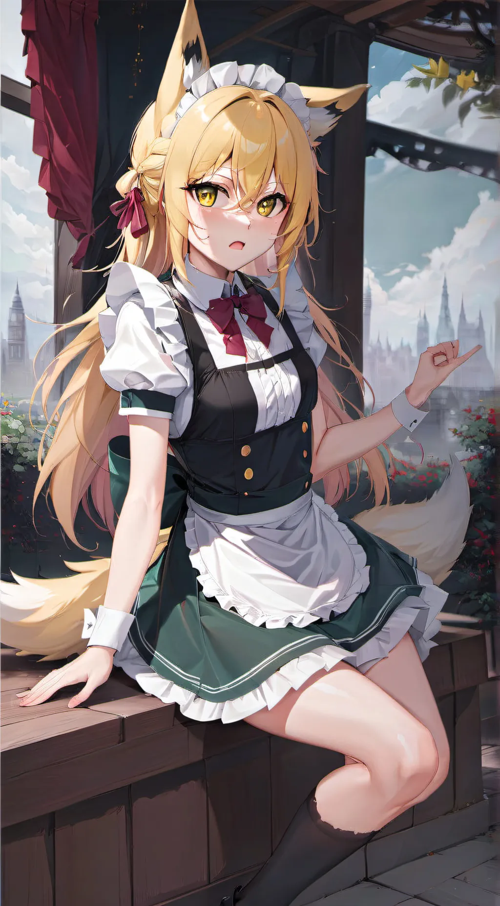 ai character: Luna background