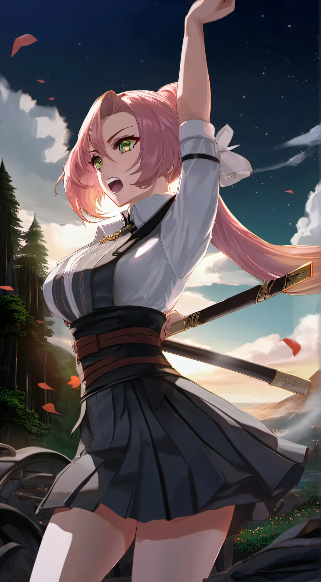 ai character: Mitsuri background