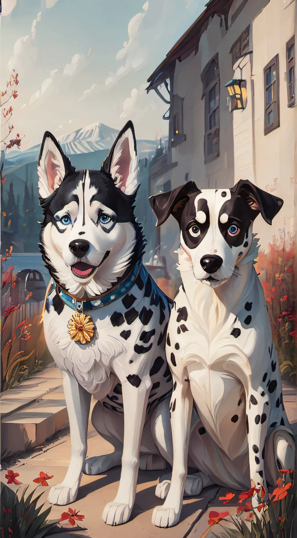 ai character: Marshall x Everest background