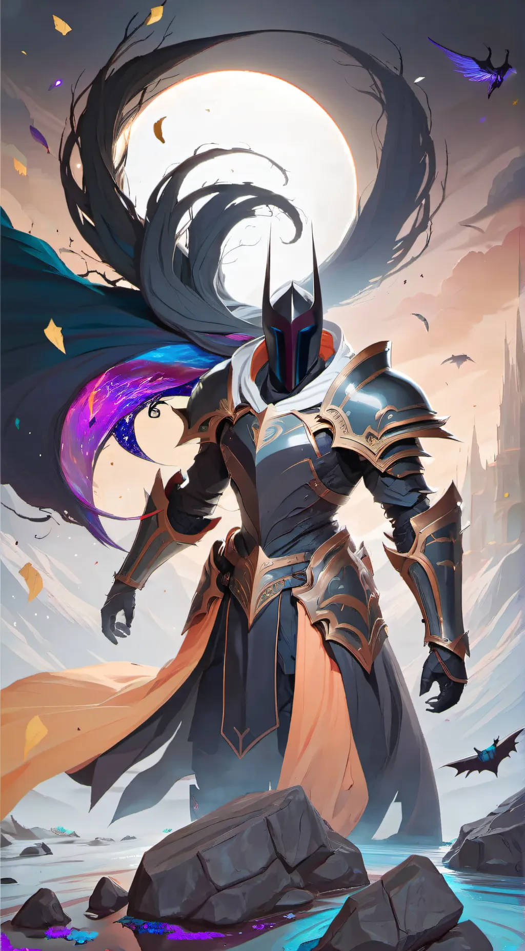 ai character: Void knight background