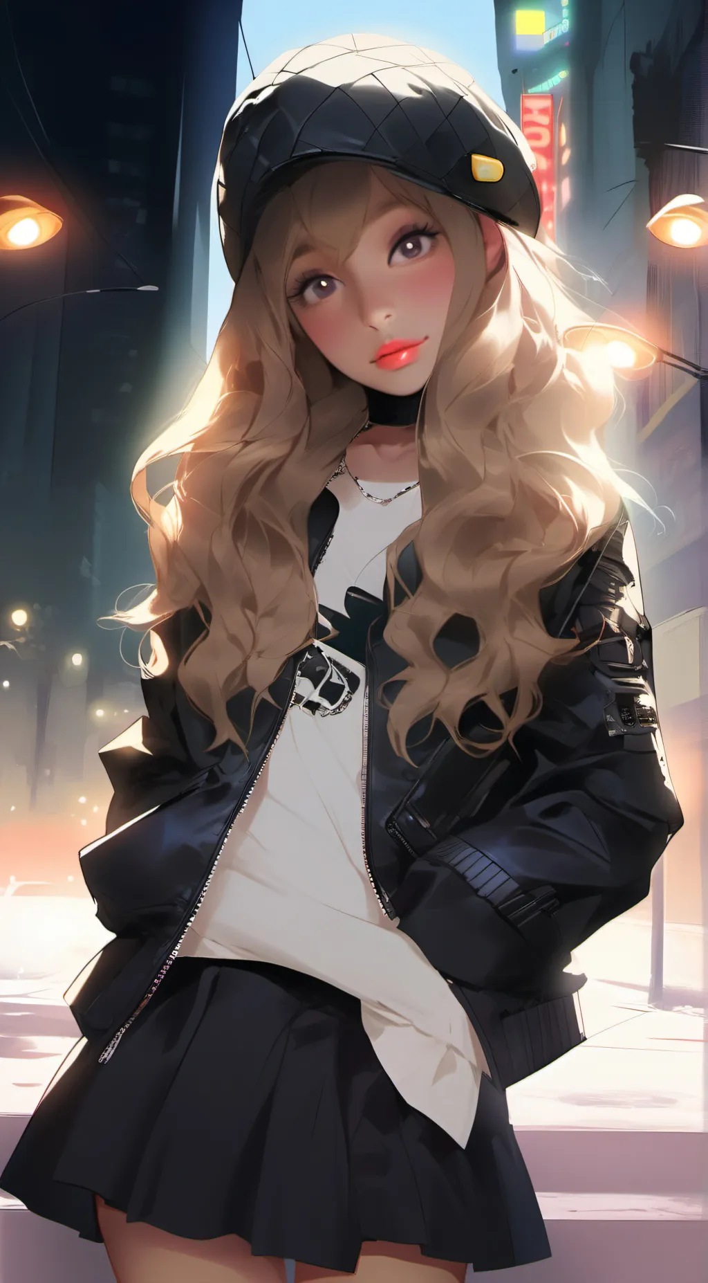 ai character: Melodie background