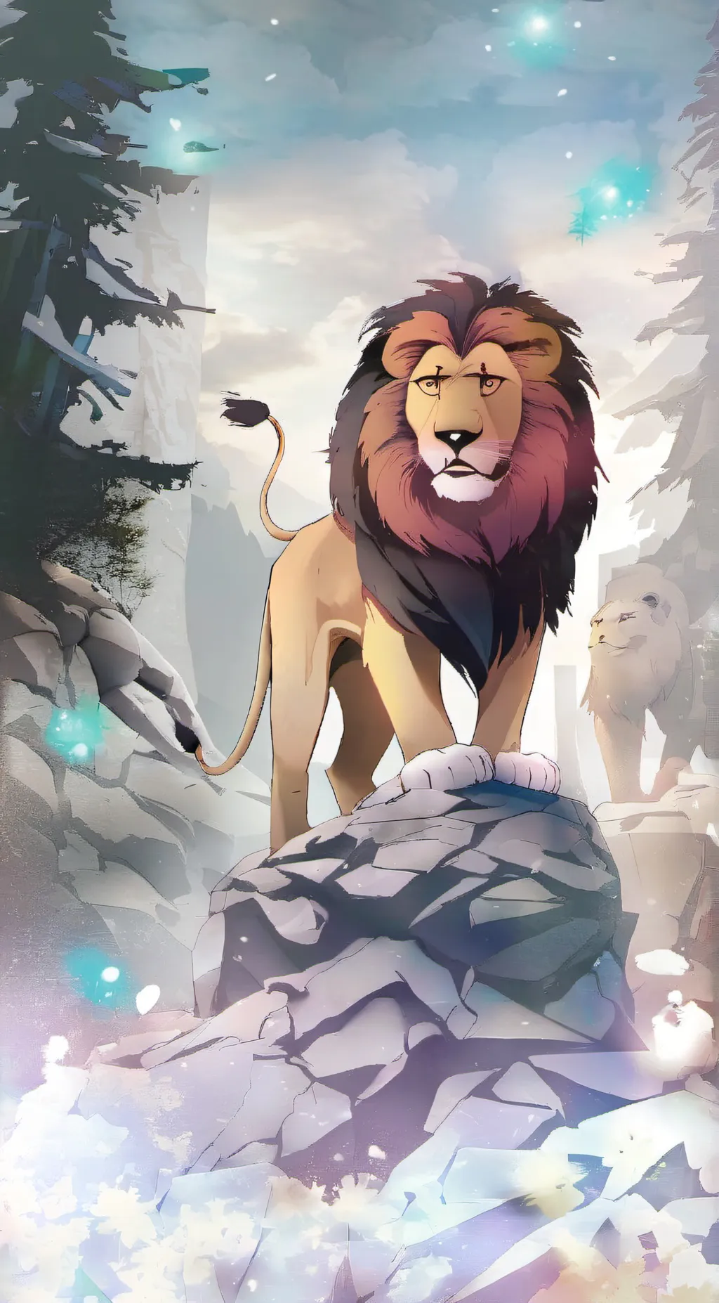 ai character: protector background