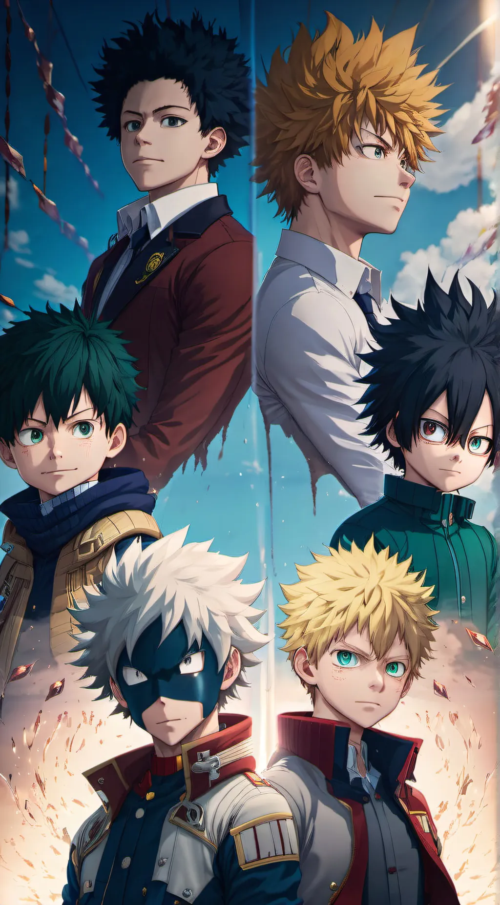 ai character: experiment MHA background