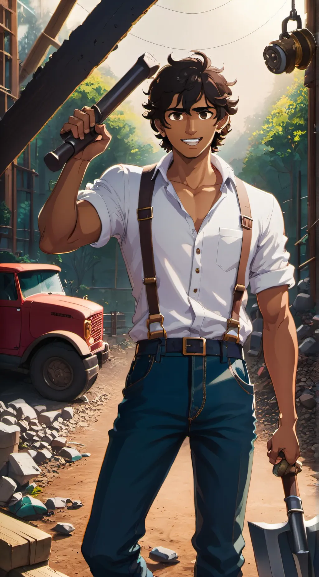 ai character: leo background