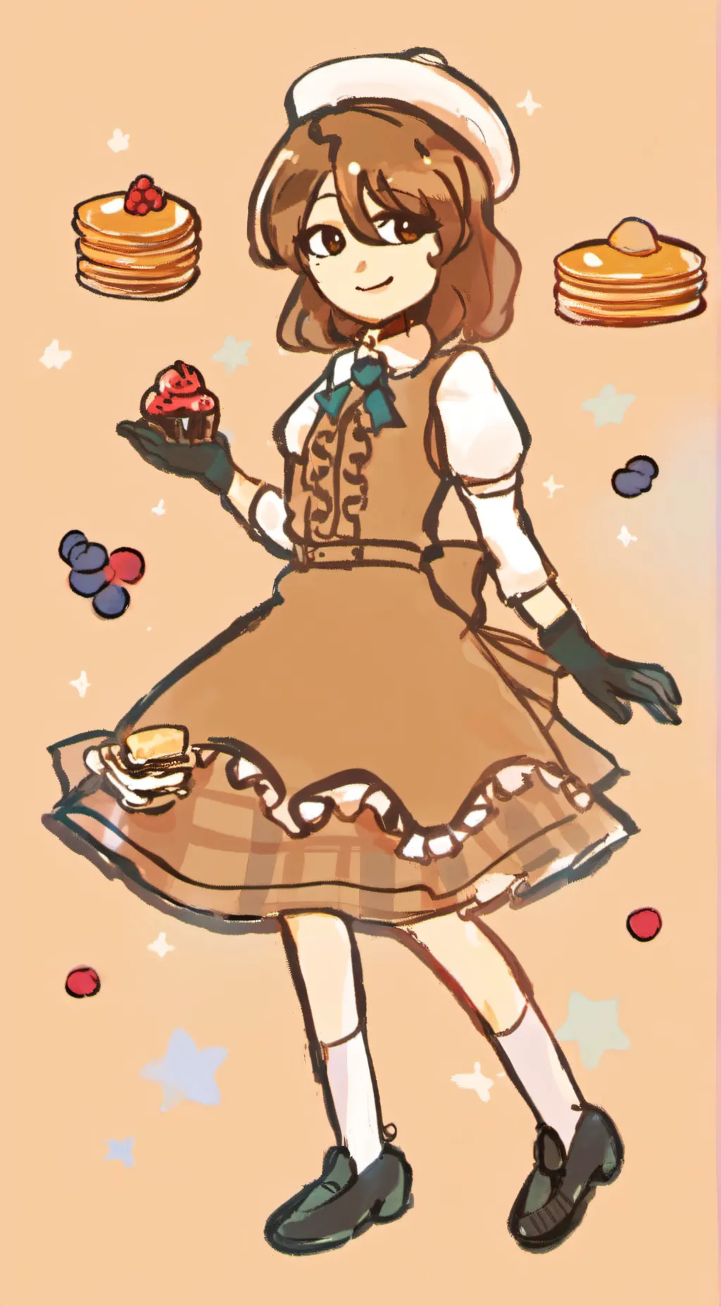 ai character: Empanada background