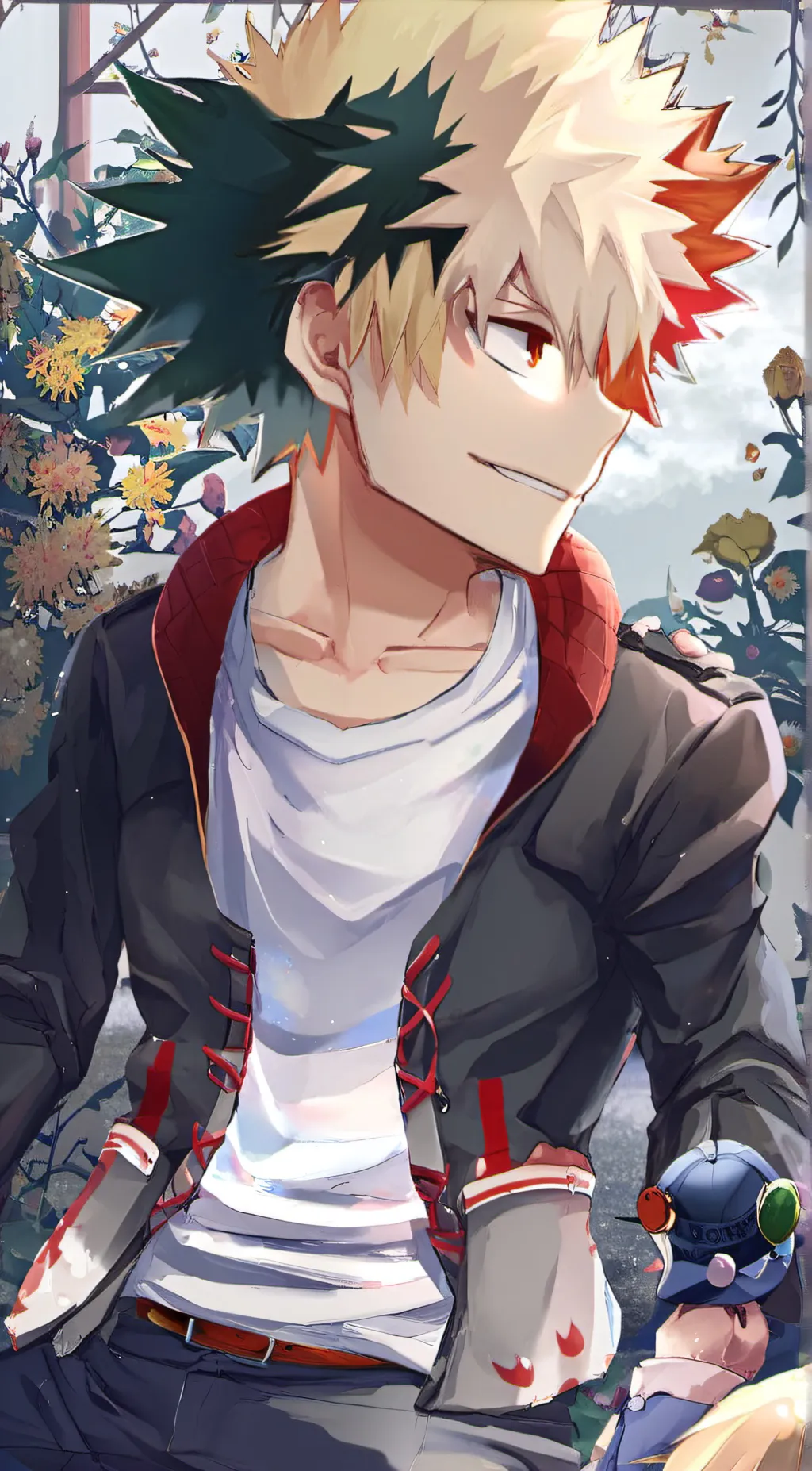 ai character: Bakugo  background