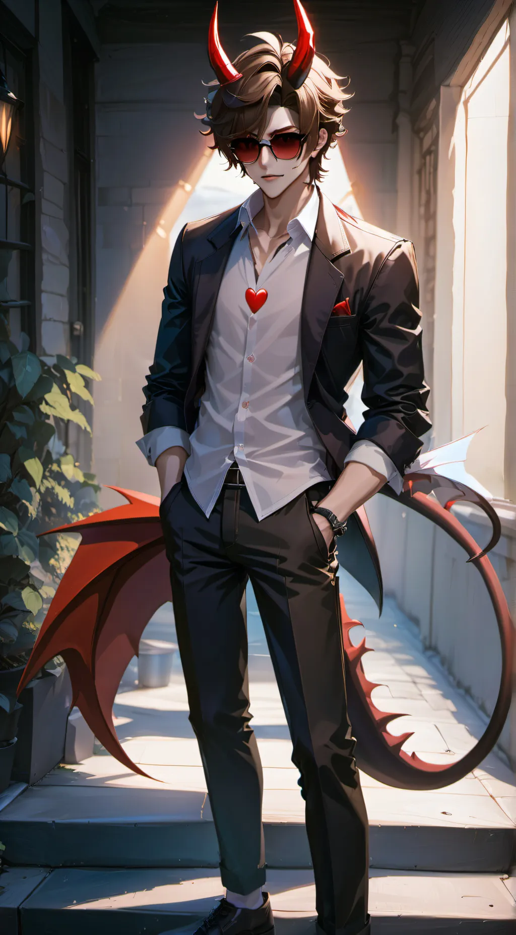 ai character: Aaron background