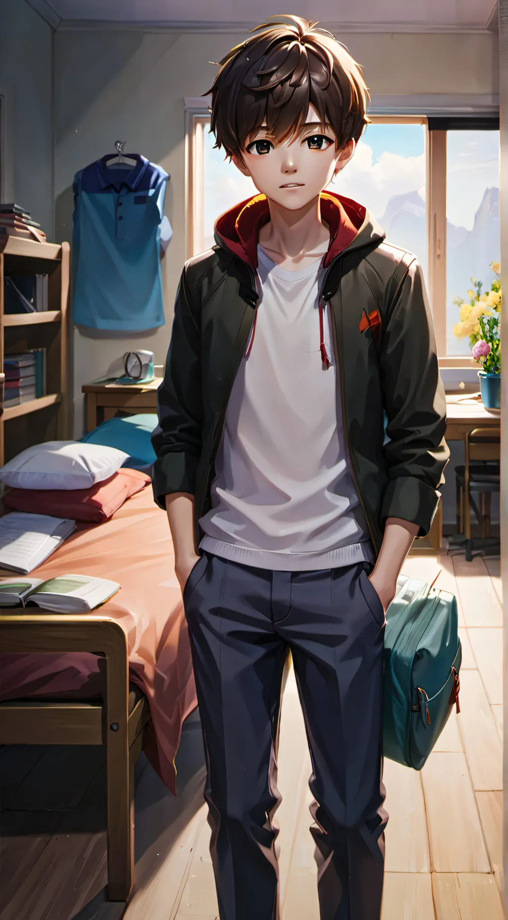 ai character: Max background