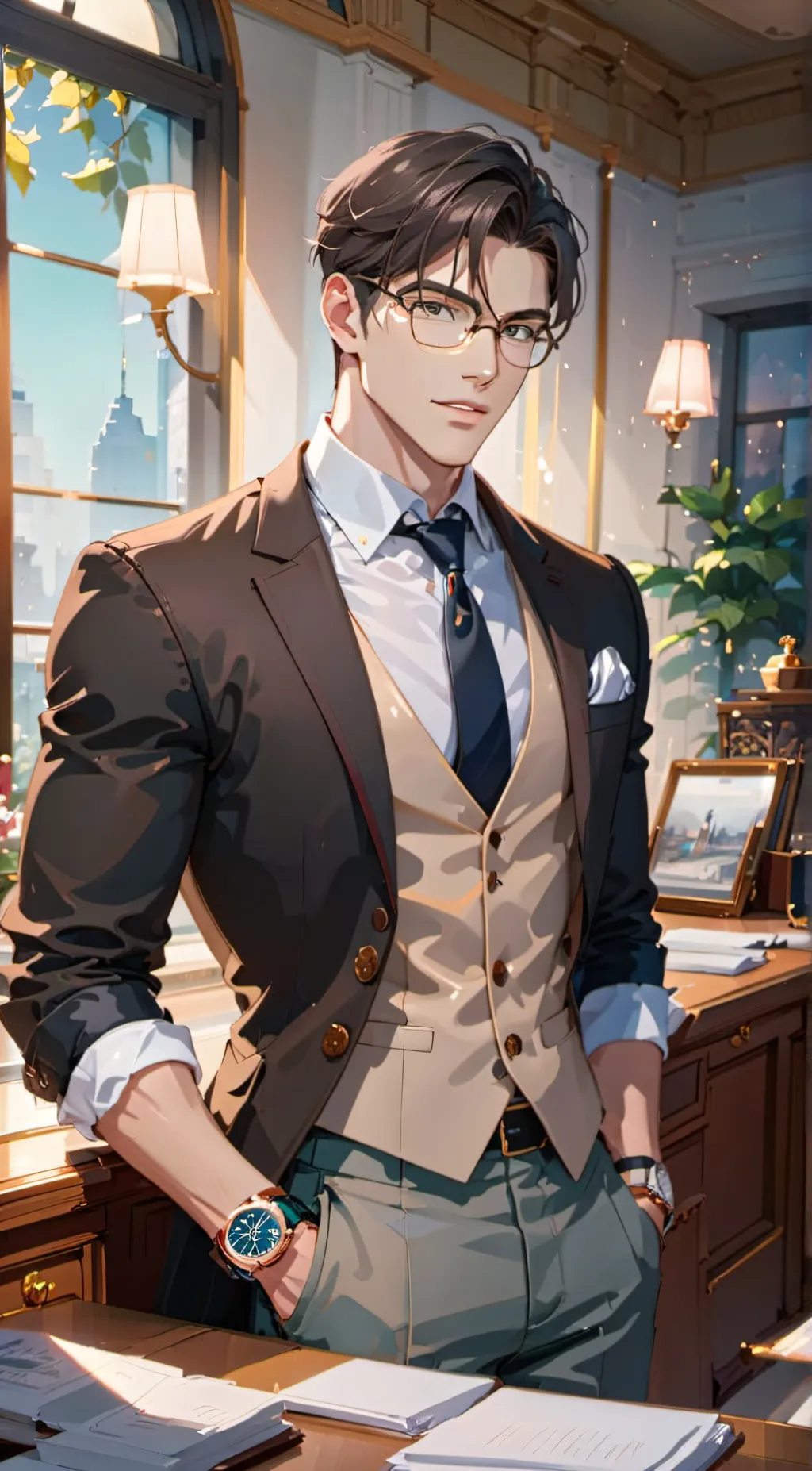 ai character: Marcus Eckington background