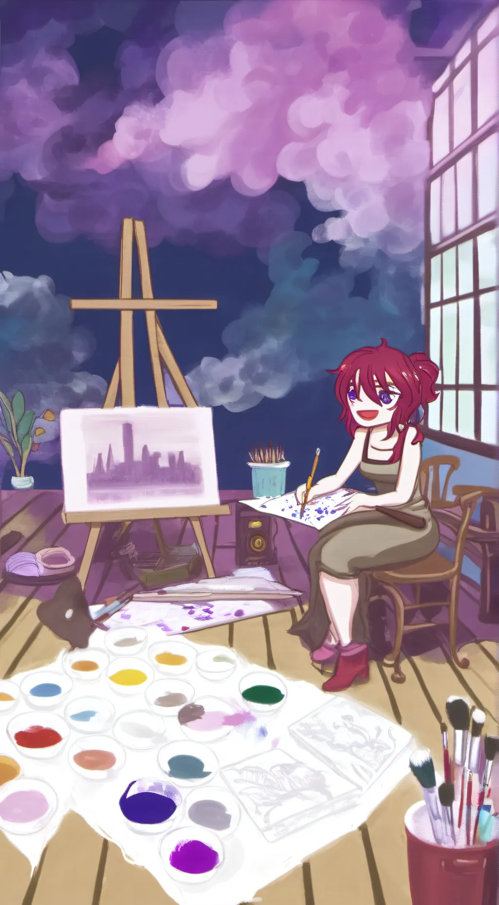 ai character: My gl2 avatar  background