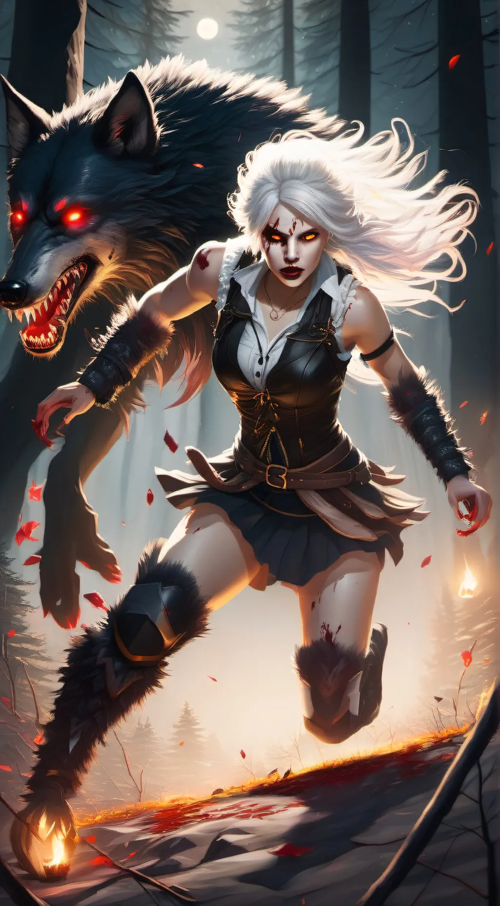 ai character: ghost background