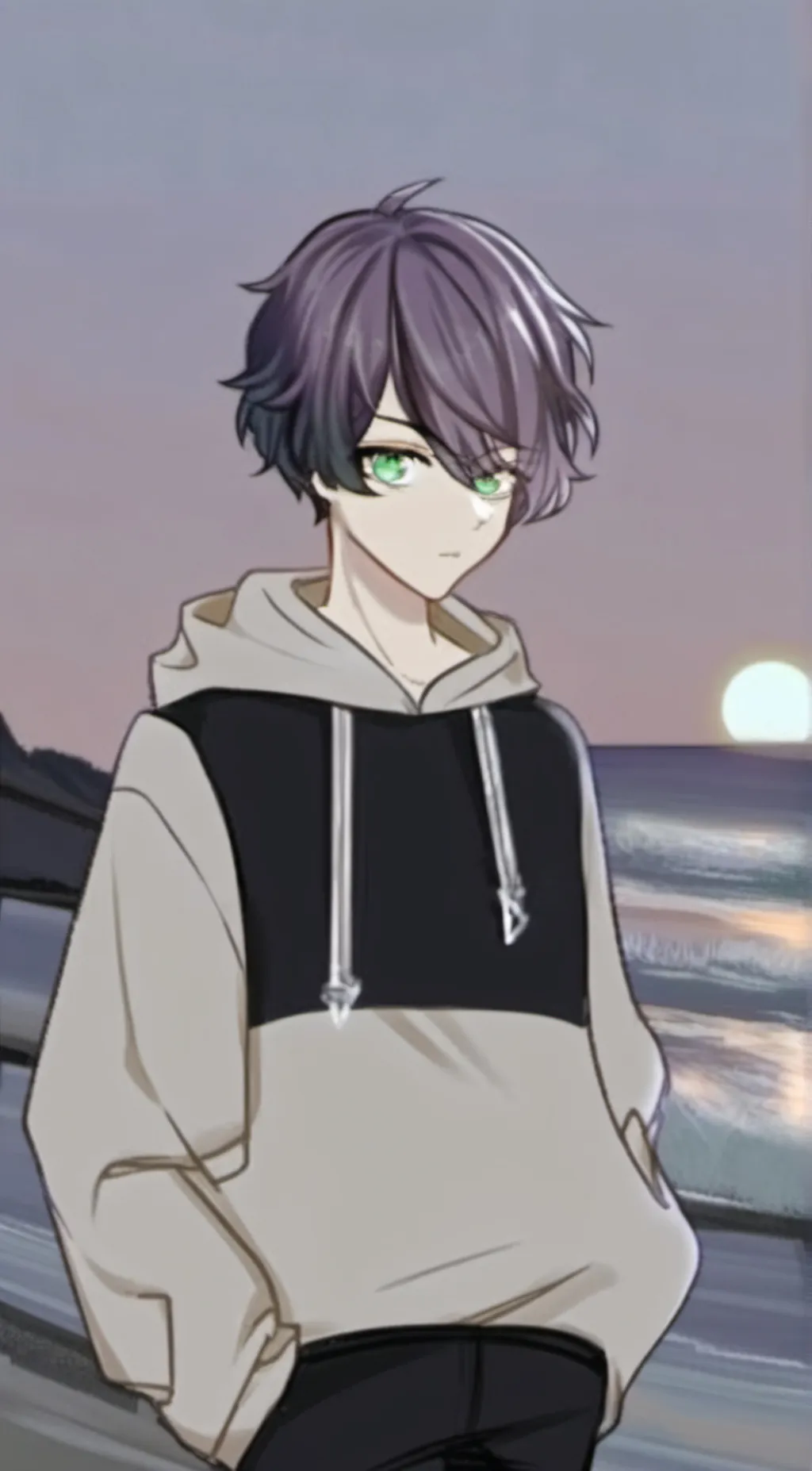 ai character: Silent Beauty background