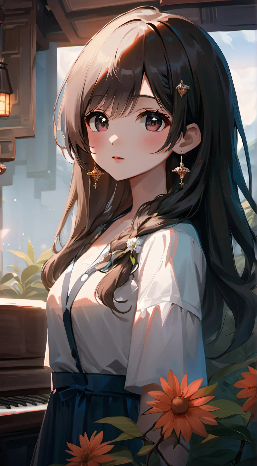 ai character: TEST GIRL background