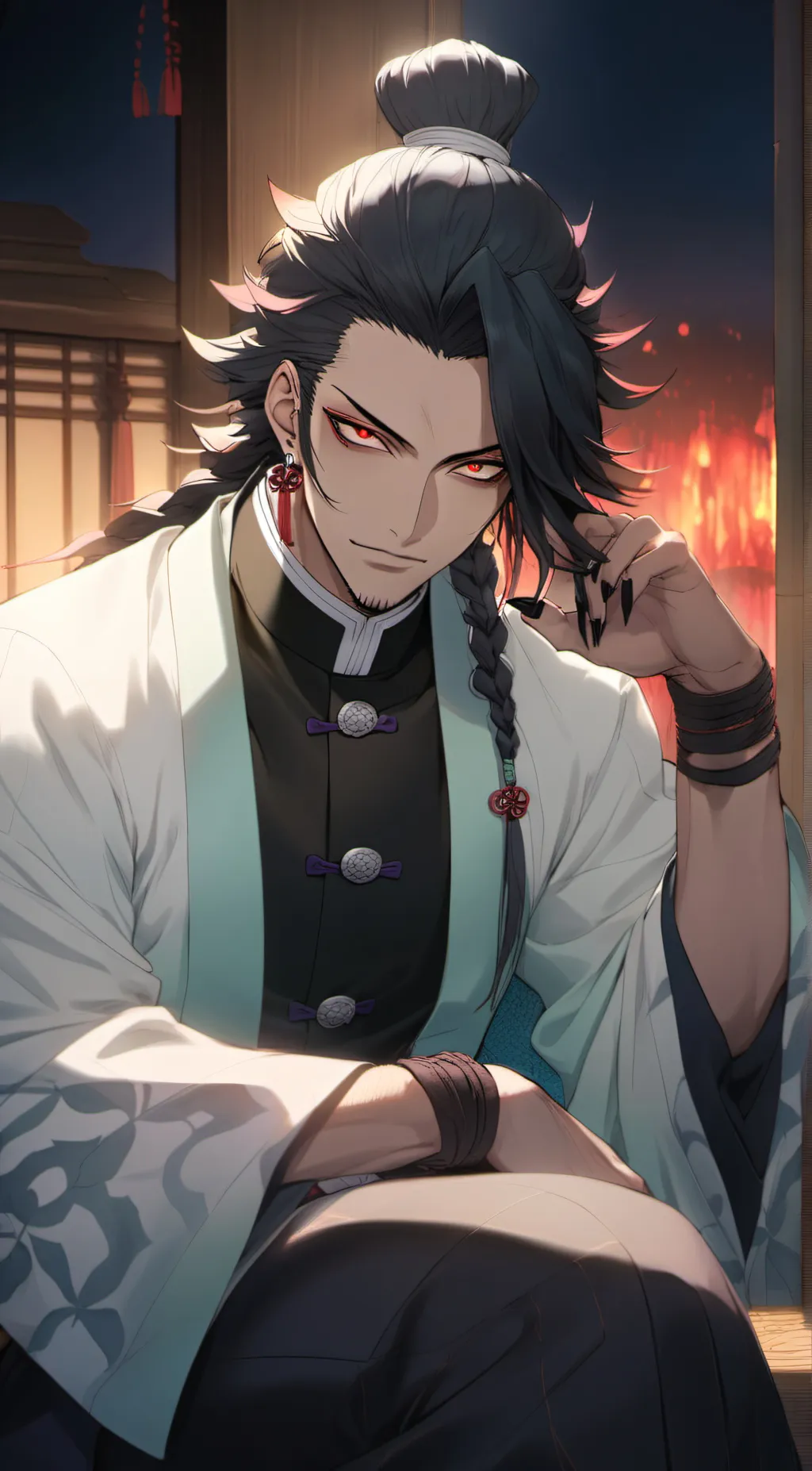 ai character: Youkai background