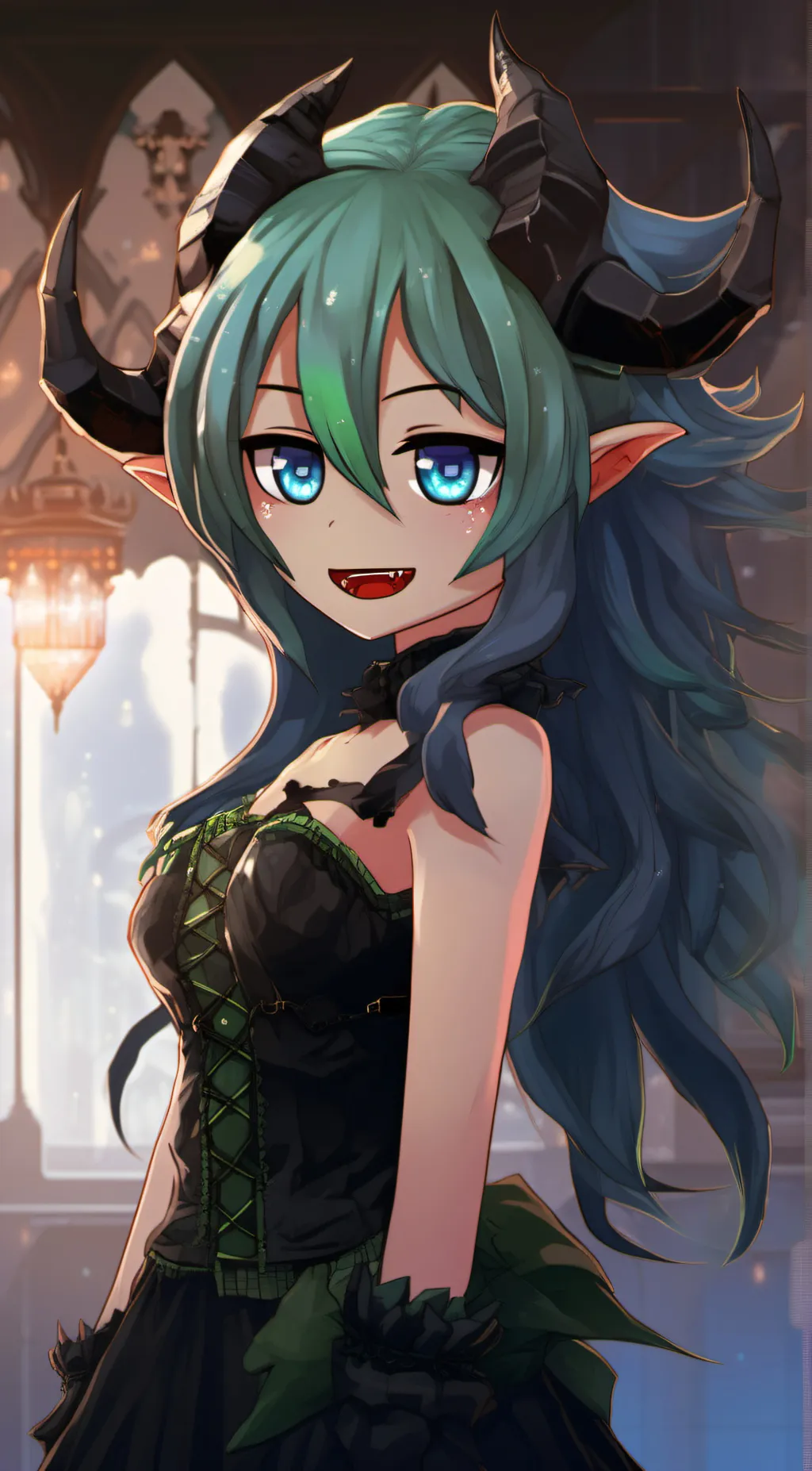 ai character: Foxy background