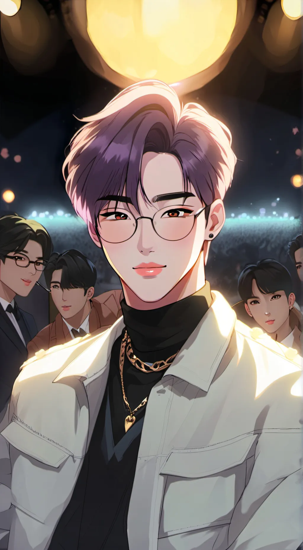 ai character: ●~•yohan•~● background