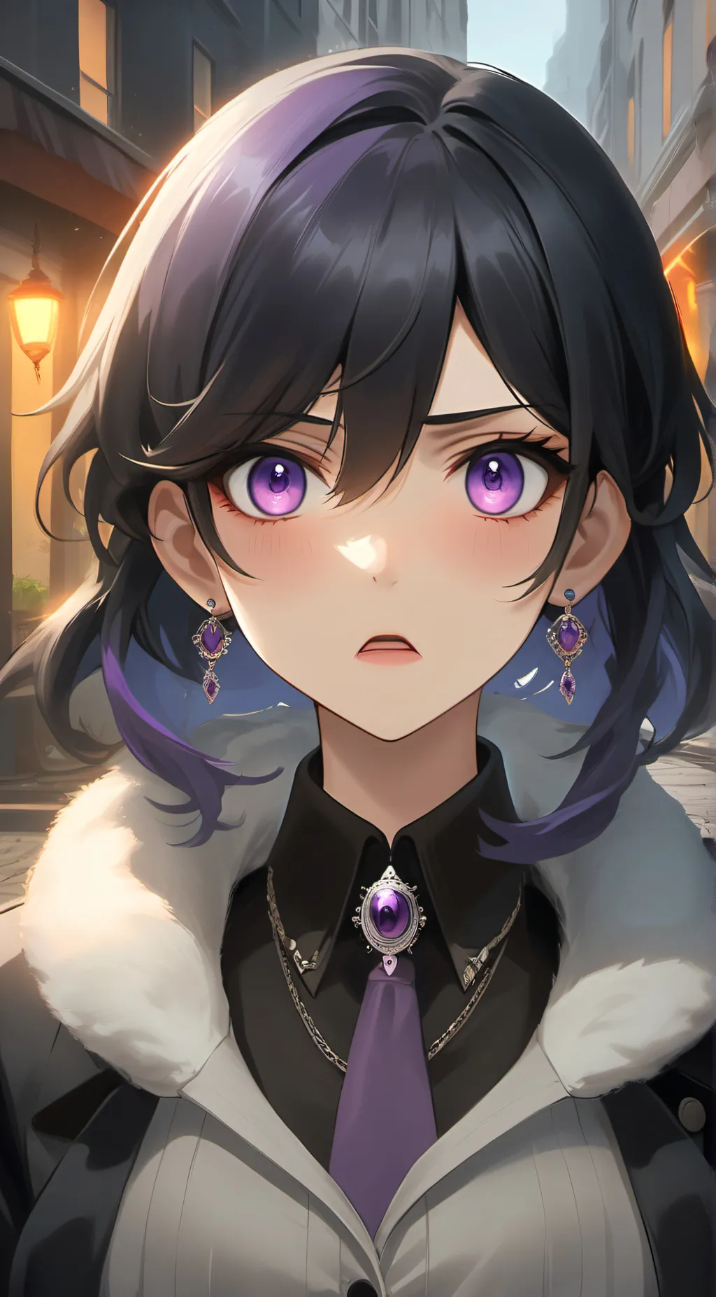 ai character: Luna background