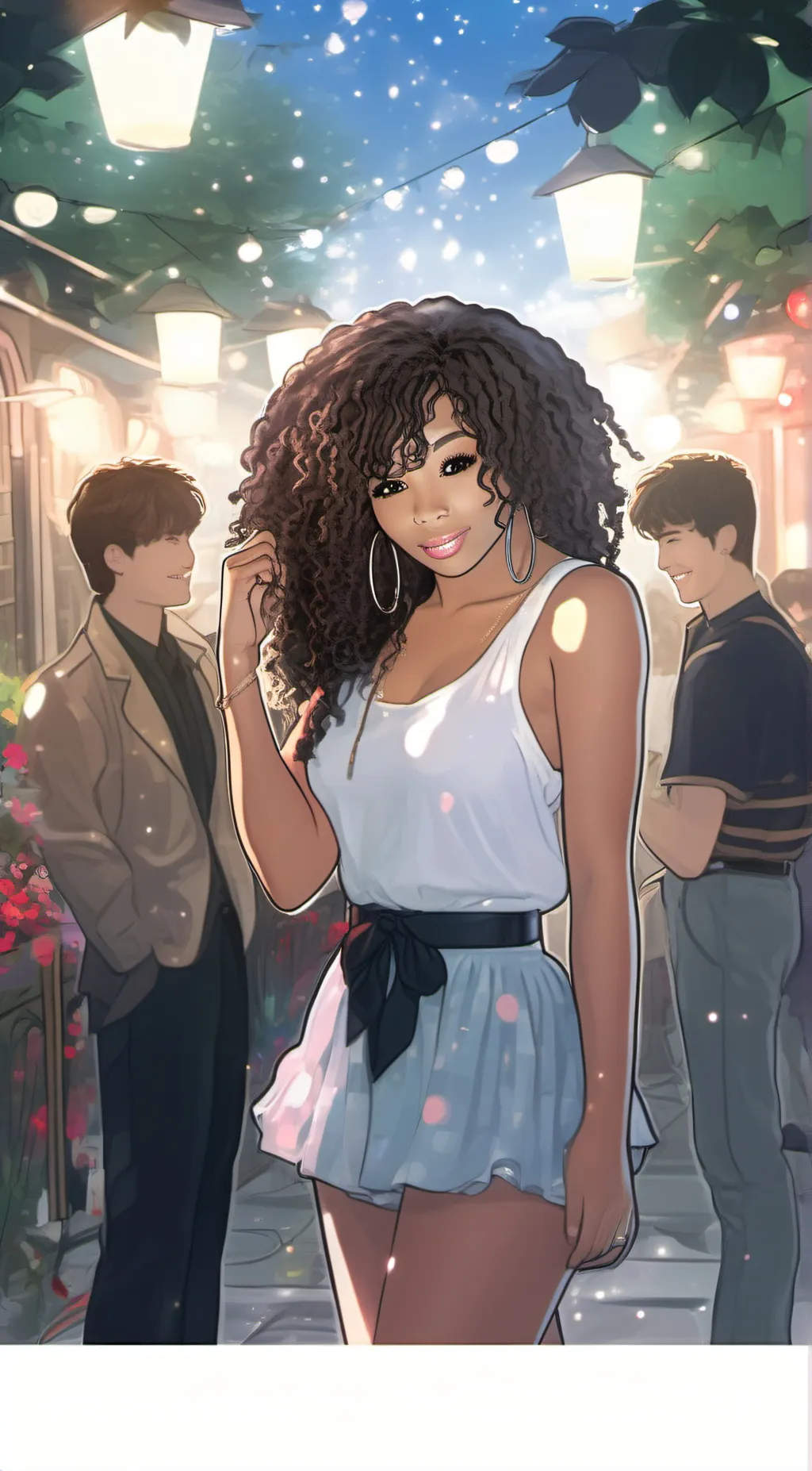 ai character: Cershawn rock background