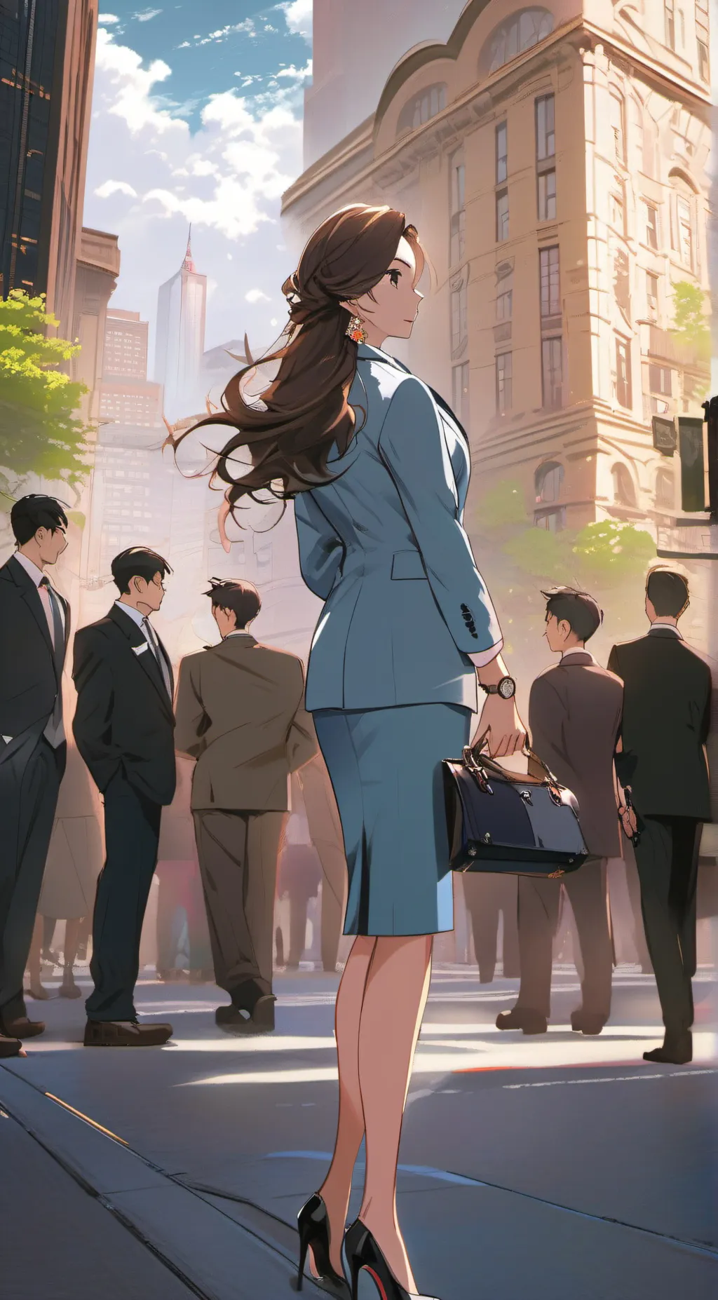 ai character: Lindsay  background