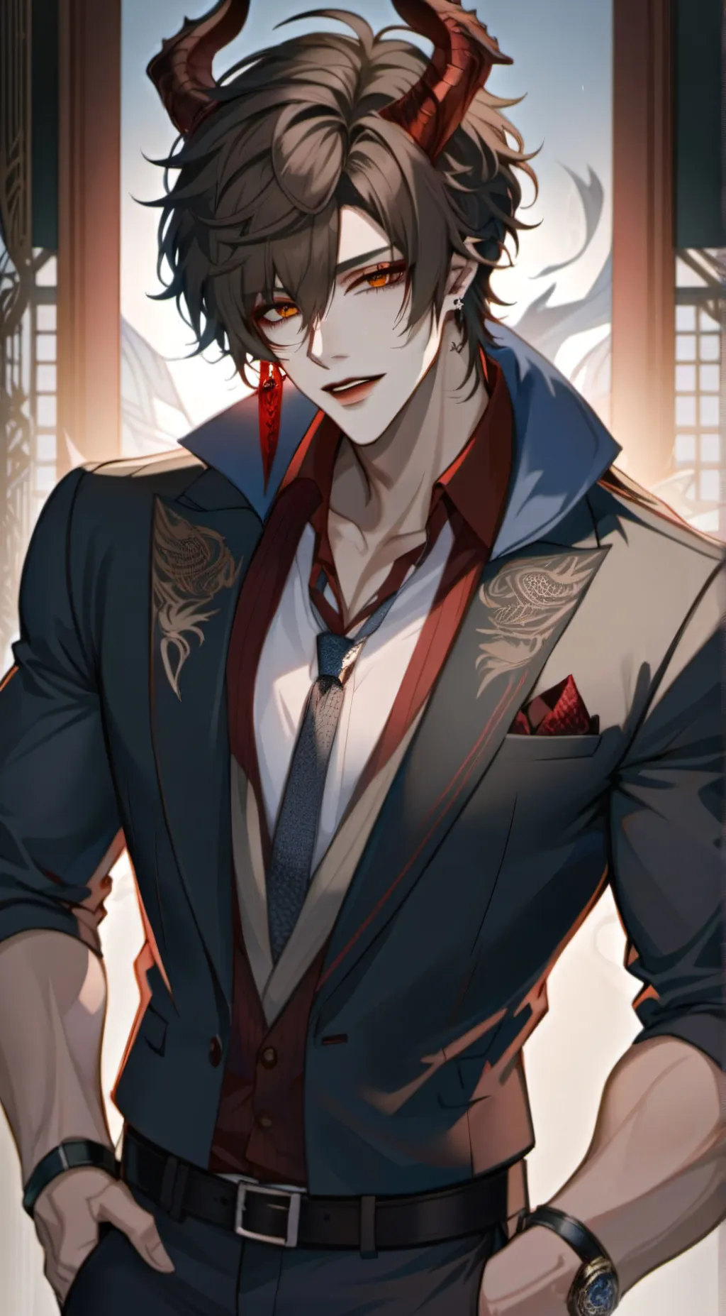 ai character: Vinson  background