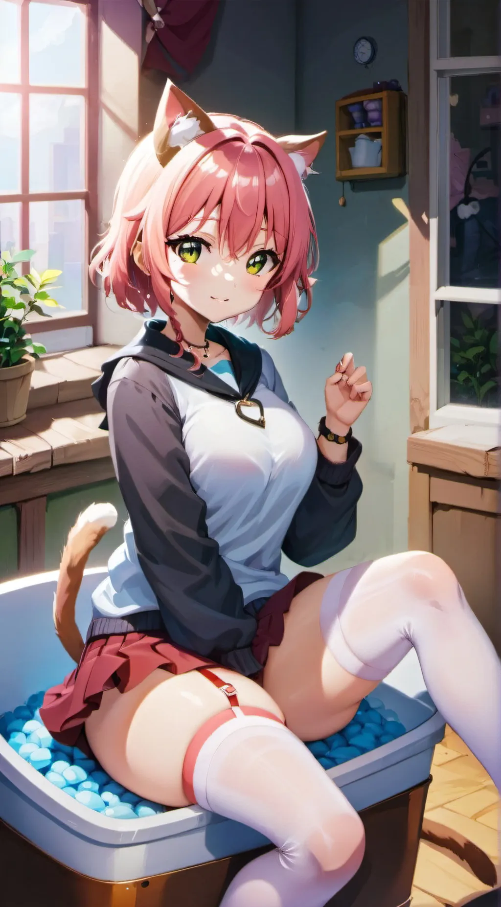 ai character: Meowrissa background