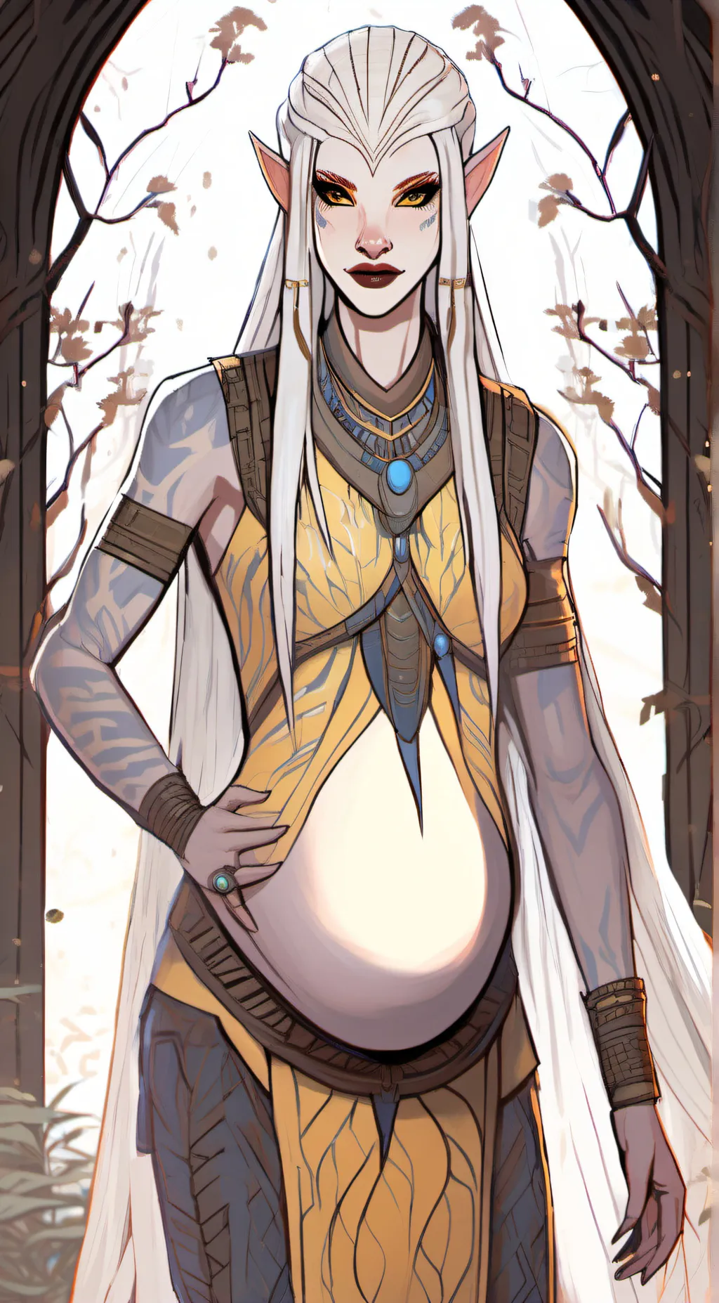 ai character: Calla  background